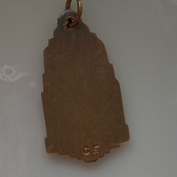 Vintage Debate Gold Filled Pendant - Picture 5 of 7